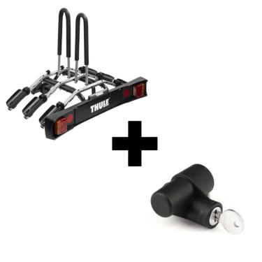 Imagem de Kit Suporte 9502 E Fecho 957 Engate Transbike P/2 Bike Thule