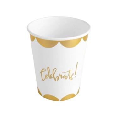 Imagem de Copo De Papel Silver Celebrate 270ml 10 Un