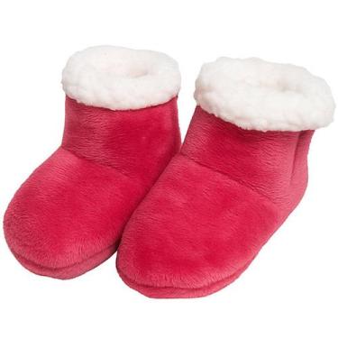 Imagem de Pantufas Bebês Sapatinho Inverno Com tiras autocolantes De 0 a 12 Mese
