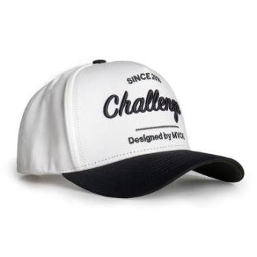 Imagem de Boné Aba Curva Challenge Off White Preto E Verde Mvck-Masculino
