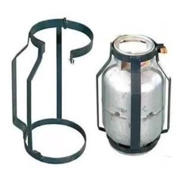 Imagem de Suporte Botijão De Gás 13 Kilos Segurança P/ Caminhão Ferro - GR Sul