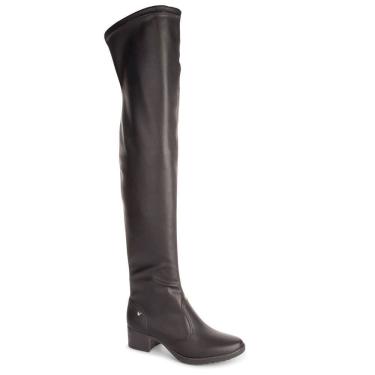 Imagem de Bota Over The Knee Cano Longo Feminina Preta Inverno ME124 - Feminino