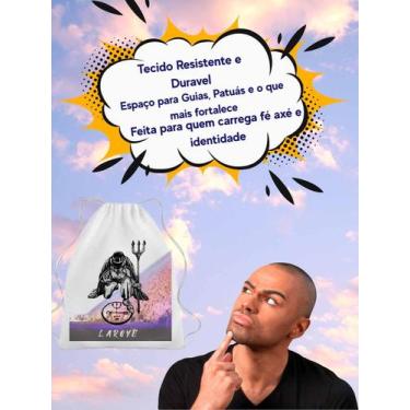 Imagem de Mochila Porta Guia Proteção e Força de Exú Umbanda e Candomblé - Lojas