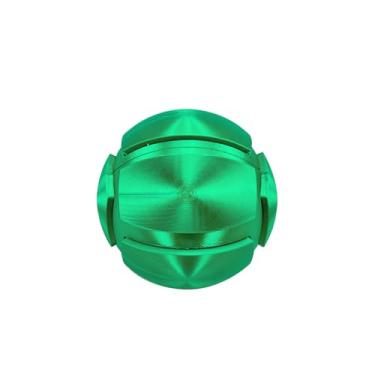 Imagem de MYAYD Acessório de fantasia de bola branca verde para cosplay de Caesar Zeppeli da JOJO STEEL Ball Run (totalmente verde)