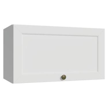 Imagem de Armário Aéreo 60 cm 1 Porta Basculante Branco Vik Madesa, Branco