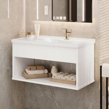 Imagem de Gabinete Armário Balcão para Banheiro com Cuba Encanto