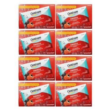 Imagem de Kit 8 Multivitamínico Centrum Energia Em Pó C/12 Envelopes