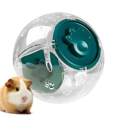 Imagem de Pequena Bola de Hamster | Roda de Exercícios Silenciosa e Transparente para Hamster,Brinquedo Portátil De Roda De Atividade Para Pequenos Animais De Estimação Para Crianças E Adultos