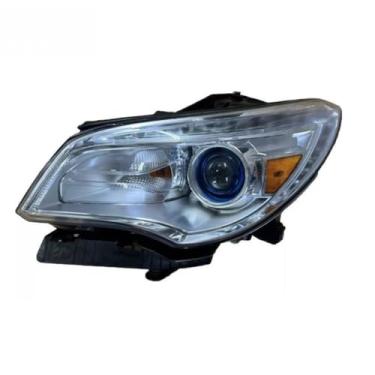 Imagem de Lâmpada de neblina esquerda direita LED luz diurna frontal LED conjunto de farol lâmpada de canto ampla compatível com Enclave 2013-2017 84026396 (direita)