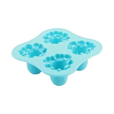 Imagem de Molde De Cubo De Gelo De Silicone Em Formato De Polvo 3pcs DIY Ferrame