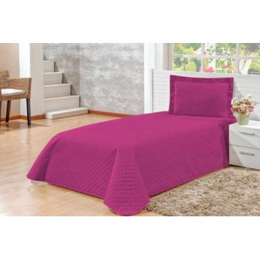 Imagem de Colcha Cobre leito Felipe Solteiro 2 Peças Tecido Matelado Ideal Para 