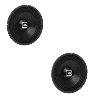 Imagem de Kit 2 Alto-Falantes Woofer 8 Pol JBL 8PWX 8R 200W RMS 8 Ohms