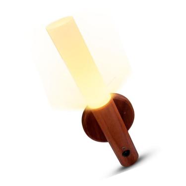 Imagem de Luminaria Sensor de Presença Recarregavel Detecta Movimento Bastao USB Parede Iluminaçao Decoraçao Casa Quarto