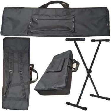 Imagem de Capa Master Luxo Teclado Acolchoado Roland Xps10 + Suporte