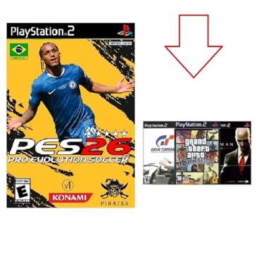 Imagem de PES 2024 + 4 Jogos de Brinde PS2