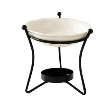 Imagem de Baoblaze Queimador de óleo essencial, difusor de aroma, presente de inauguração, queimador de cera derretida, suporte para velas, velas para piscina, sala de