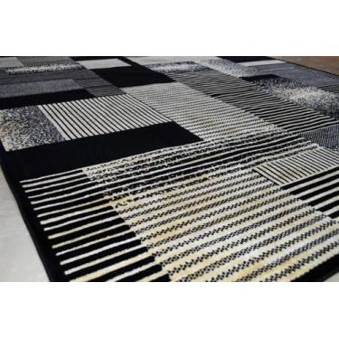 Imagem de Mega Tapete para sala Marbella Nuance Miracle Artistic Black 250x350 c
