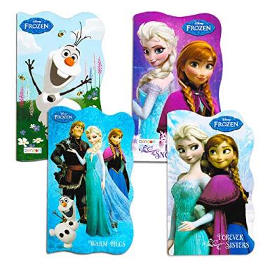 Imagem de Disney Frozen Livros de tabuleiro e mais (conjunto de 4 livros de tabuleiro em forma)