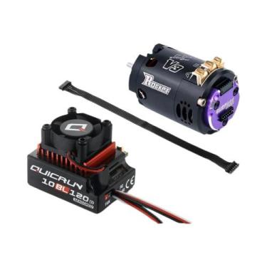 Imagem de 120A Hobbywing QUICRUN 10BL120 Brushless ESC Combo Para Carro 1/10 1/1