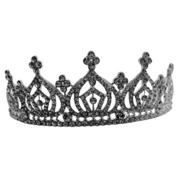 Imagem de Coroa Acessório PR Casamento Debutante de Noiva Strass 75111 - sm deco