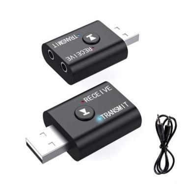 Imagem de Adaptador Receptor e Transmissor Bluetooth Para Tv Som Fone - XCELL, X
