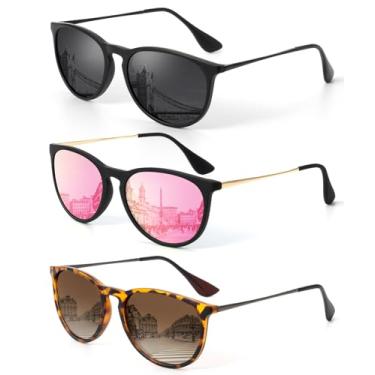 Imagem de KALIYADI Óculos De Sol Femininos Polarizados: Modernos Com Proteção Uv400, Estilo Retrô Para Festas, Compras Na Praia