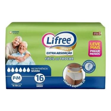 Imagem de Fralda Calça Geriatrica Lifree 16 Unidades Extra Absorção