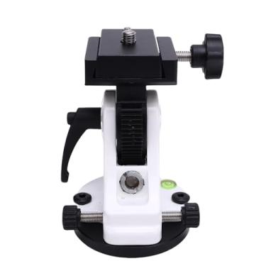 Imagem de Sonew Ajuste do Ajuste de Latitude de Alumínio Premium Montagem Base de Base para Observação Astronômica - Versátil Telescópio Astronômico Vermelho Acessório (Branco)