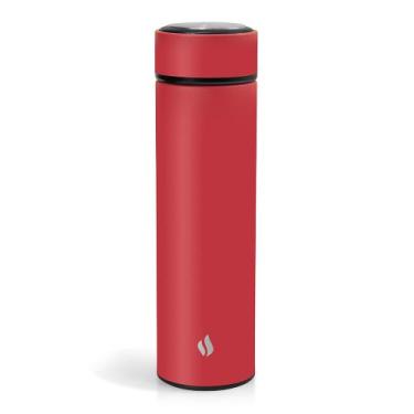 Imagem de Garrafa Squeeze Térmico Inox Vermelho Lazer Academia 500ml Termopro, G
