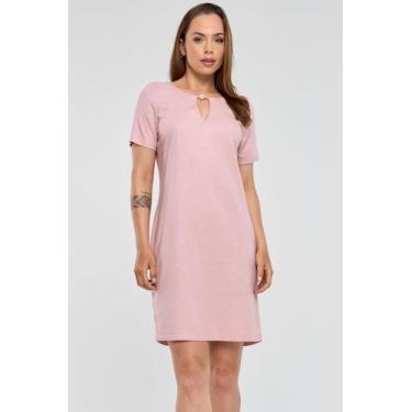 Imagem de Vestido Curto PKS Linho Rosê, M