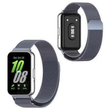 Imagem de Pulseira Metal Para Samsung Galaxy Fit3 - Não Descasca - Tech King