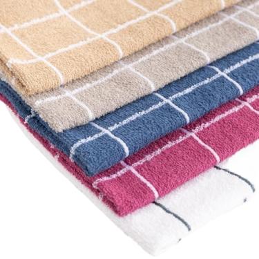 Imagem de Conjunto De 12 Bases Para Copos, Tecido De Algodão Puro, Design Listrado(Sortidos)