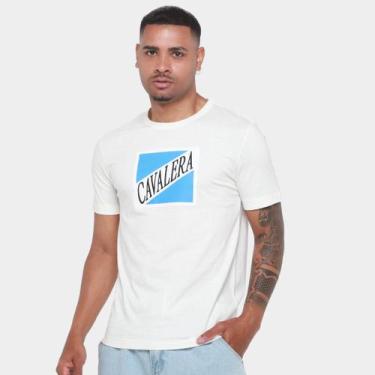 Imagem de Camiseta Cavalera Indie Triangle Masculina, Off white, M