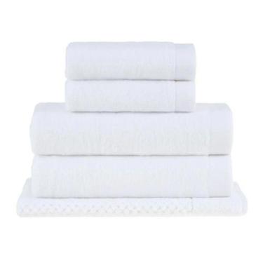 Imagem de Jogo toalha de banho 5 peças dual air branco - buddemeyer