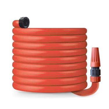 Imagem de Mangueira 30 Metros Para Jardim, Casa, Limpeza, Com Esguicho e Engate (Vermelho)