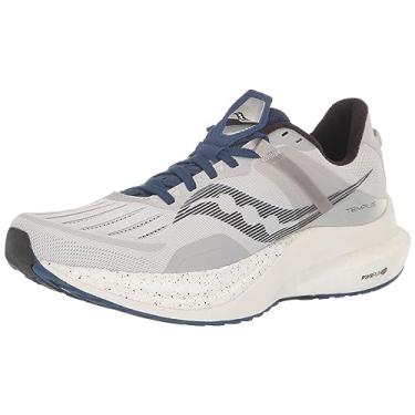 Imagem de Saucony Tênis Tempus masculino, Concreto/índigo, 8