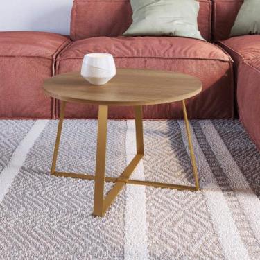 Imagem de Mesa de Centro com pés metálicos 60x60cm Complementos Artesano, Hanove