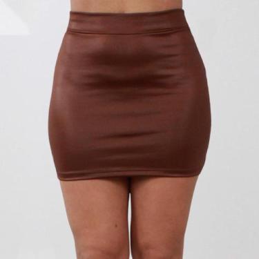Imagem de Mini Saia Suplex Cirrê com Brilho Tendência Balada material sintético 
