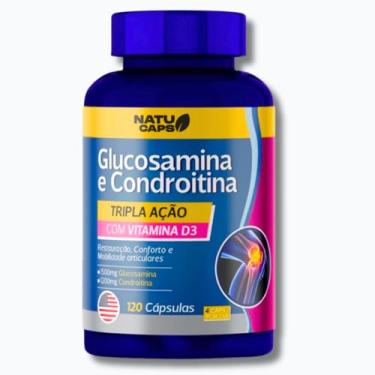 Imagem de Glucosamina 1500mg Condroitina 1200mg Importado 120 Cápsulas