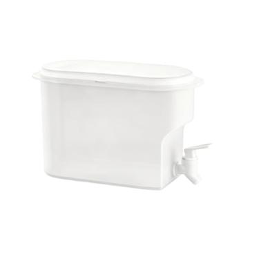 Imagem de Suqueira Plástica Com tampa Para Geladeira Com Torneira Capacidade 3 Litros Para Agua Saborizada(1)