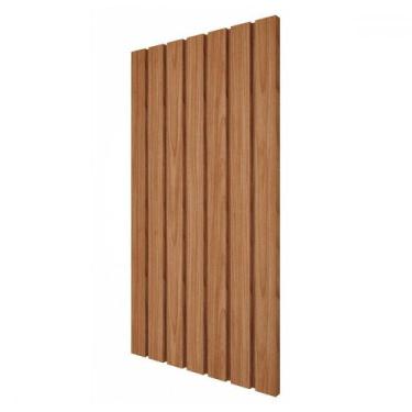 Imagem de Painel para TV 100% Mdf Ripado Freijó/Marrom 22465 - Mgm Móveis, Marro