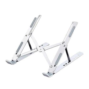 Imagem de Suporte dobrável para laptop, suporte para mesa, suporte de computador para mesa, notebook dobrável ventilado para laptops de 10 a 15,6 polegadas, iPad