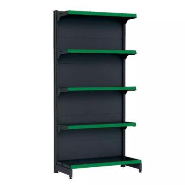 Imagem de Gondola Parede 202 Fit Inicial Preto 5 Bandeja Pe Verde - AMAPÁ