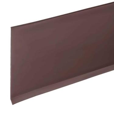 Imagem de HARFINGTON Acabamento de rodapé de 3 m x 15 cm, acabamento de parede, acabamento flexível para parede, rodapés autoadesivos de base de enseada de PVC para cantos de paredes, café