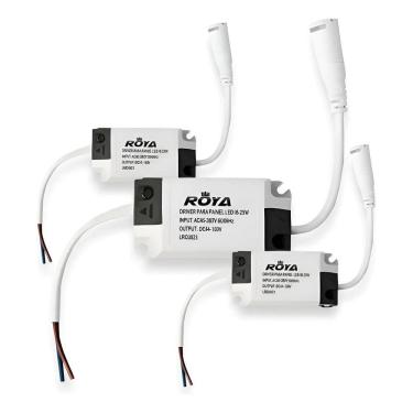 Imagem de Kit 3 Reator Driver 18W A 25W Fonte Plafon Painel Led Bivolt