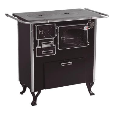 Imagem de Fogão A Lenha C Forninho C Caixa Dir Preto Fornos Pinhal N2