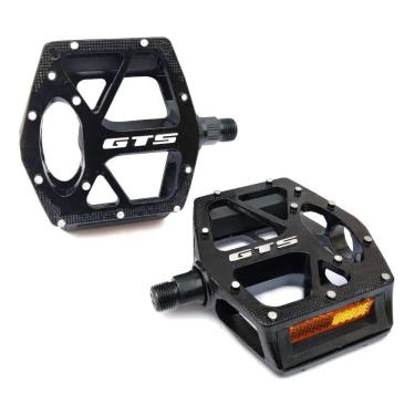 Imagem de Pedal Gts Plataforma Alumínio Rosca Grossa 9/16 Preto Bike