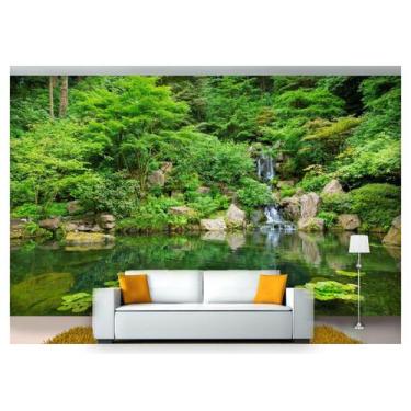 Imagem de Papel De Parede Jardim Japonês Árvores 3D Jjp03 - Você Decora