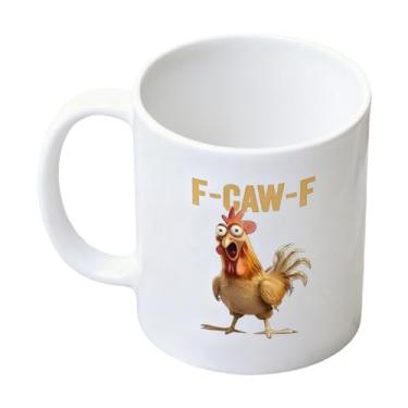 Imagem de Caneca de cerâmica de frango, copo resistente ao calor para café, chá, suco de leite, tema de cozinha agrícola, caneca de café de cerâmica para festa de aniversário de Natal e Páscoa