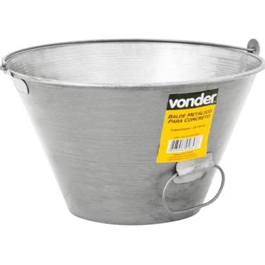 Imagem de Balde Metálico Para Concreto 10 Litros Vonder
